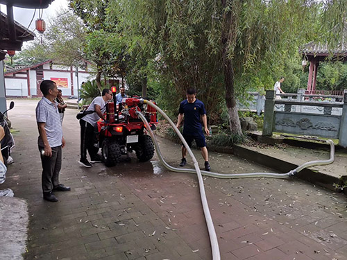 LX250-3消防摩托车成为蓬安古镇灭火利器