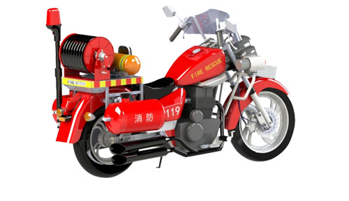 二轮消防摩托车QJ150-18F
