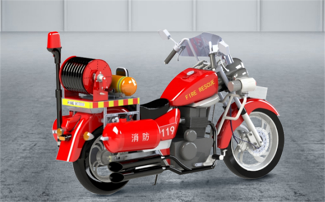 小型消防车摩托的配件有哪些